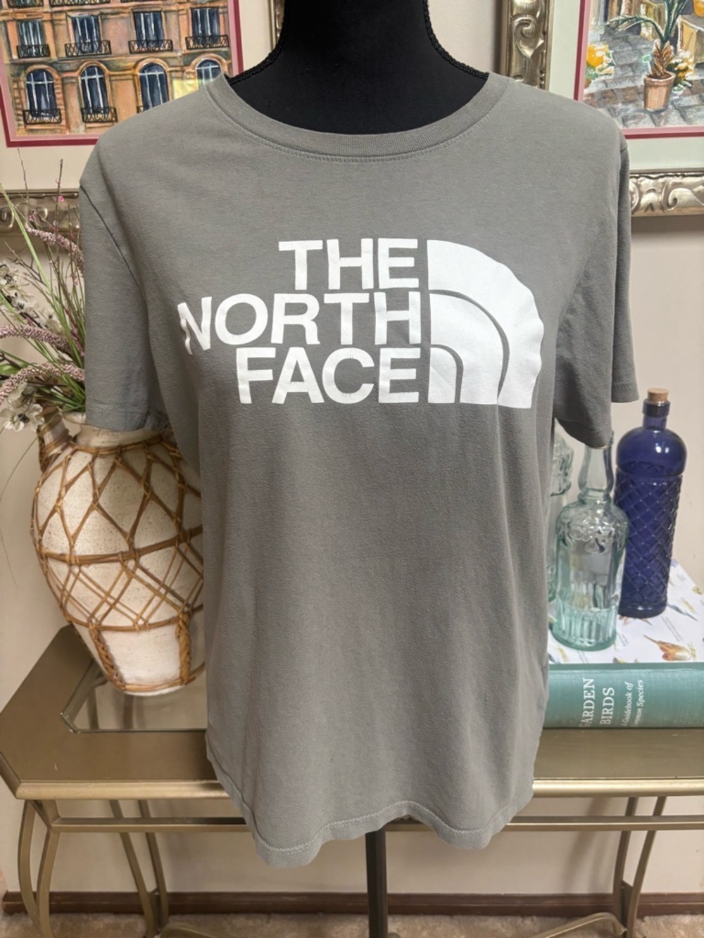 The North Face Grey Crew Neck Logo T-Shirt Women’s Size Small - Picture 5 of 5